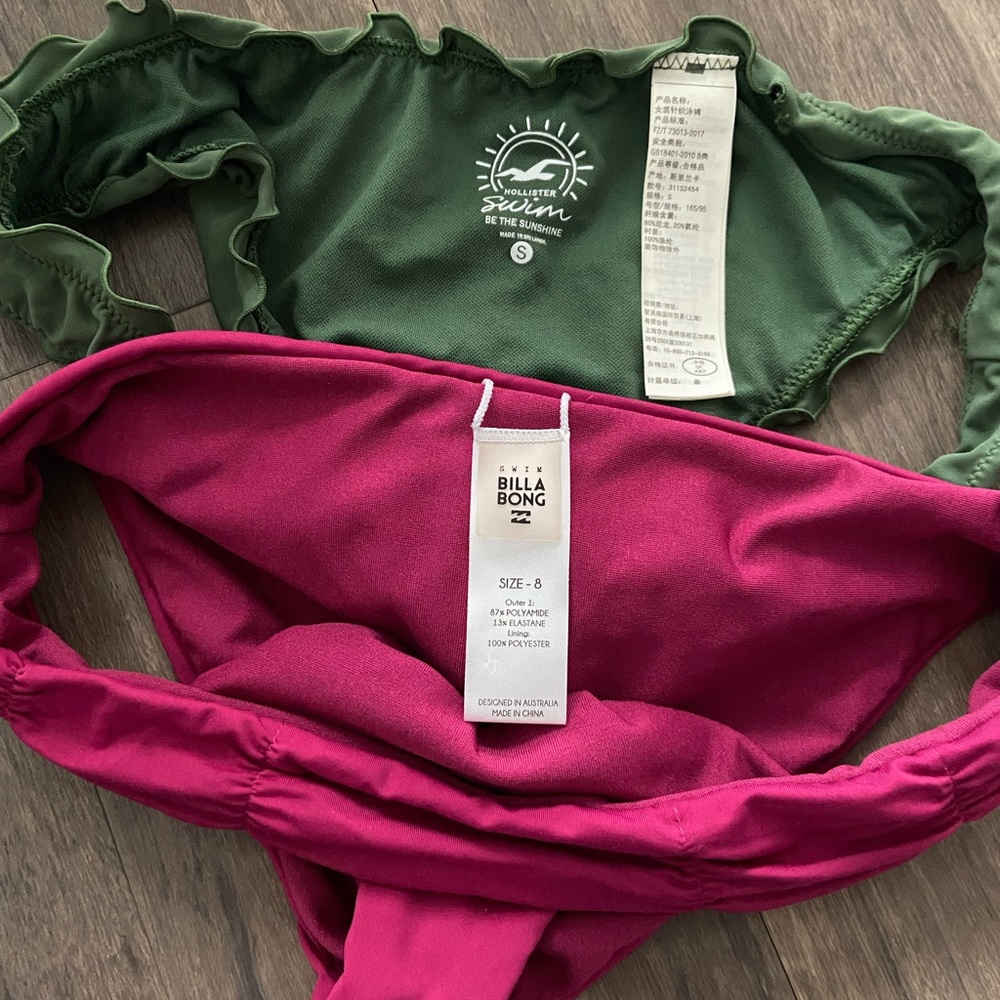 Billabong & Hollister bikini bottoms bundle - Picture 2 of 8
